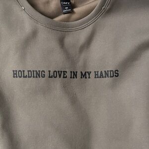 Dazy Olive Green Sweater - Holding Love in My Hands